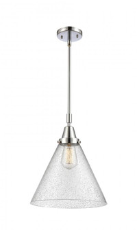 Cone - 1 Light - 12 inch - Polished Chrome - Mini Pendant (3442|447-1S-PC-G44-L-LED)