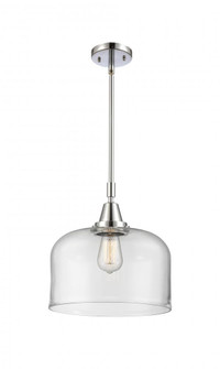 Bell - 1 Light - 12 inch - Polished Chrome - Mini Pendant (3442|447-1S-PC-G72-L-LED)