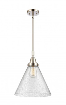 Cone - 1 Light - 12 inch - Polished Nickel - Mini Pendant (3442|447-1S-PN-G44-L-LED)