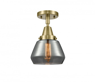 Fulton - 1 Light - 7 inch - Antique Brass - Flush Mount (3442|447-1C-AB-G173-LED)