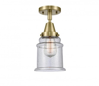 Canton - 1 Light - 6 inch - Antique Brass - Semi-Flush Mount (3442|447-1C-AB-G184)