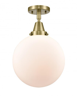Beacon - 1 Light - 10 inch - Antique Brass - Semi-Flush Mount (3442|447-1C-AB-G201-10)