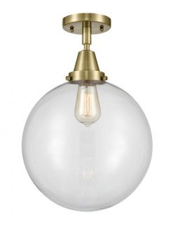 Beacon - 1 Light - 12 inch - Antique Brass - Semi-Flush Mount (3442|447-1C-AB-G202-12)