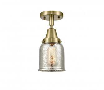 Bell - 1 Light - 5 inch - Antique Brass - Semi-Flush Mount (3442|447-1C-AB-G58-LED)