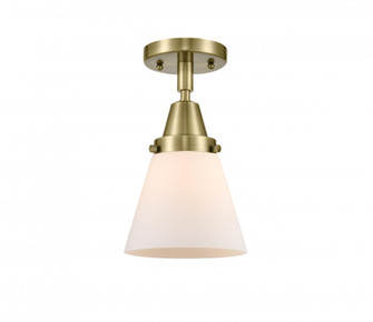 Cone - 1 Light - 6 inch - Antique Brass - Flush Mount (3442|447-1C-AB-G61-LED)