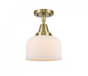 Bell - 1 Light - 8 inch - Antique Brass - Semi-Flush Mount (3442|447-1C-AB-G71-LED)