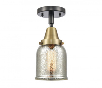 Bell - 1 Light - 5 inch - Black Antique Brass - Semi-Flush Mount (3442|447-1C-BAB-G58-LED)