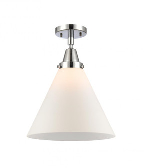 Cone - 1 Light - 12 inch - Polished Chrome - Semi-Flush Mount (3442|447-1C-PC-G41-L-LED)