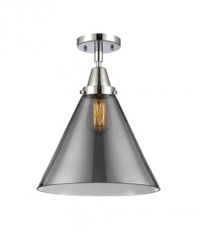 Cone - 1 Light - 12 inch - Polished Chrome - Semi-Flush Mount (3442|447-1C-PC-G43-L-LED)