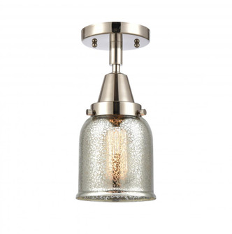 Bell - 1 Light - 5 inch - Polished Nickel - Semi-Flush Mount (3442|447-1C-PN-G58)