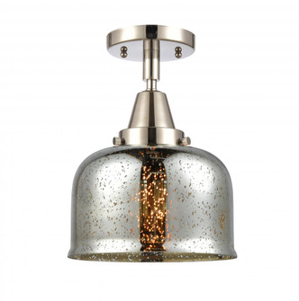 Bell - 1 Light - 8 inch - Polished Nickel - Semi-Flush Mount (3442|447-1C-PN-G78-LED)