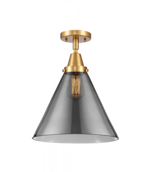 Cone - 1 Light - 12 inch - Satin Gold - Flush Mount (3442|447-1C-SG-G43-L-LED)