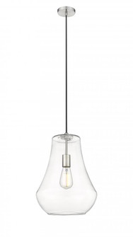 Fairfield - 1 Light - 12 inch - Brushed Satin Nickel - Cord hung - Mini Pendant (3442|491-1P-SN-G572-12)