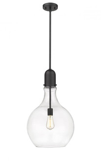 Amherst - 1 Light - 14 inch - Matte Black - Cord hung - Pendant (3442|492-1S-BK-G582-14)