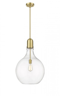 Amherst - 1 Light - 16 inch - Satin Gold - Stem hung - Pendant (3442|492-1S-SG-G582-16)
