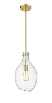 Norwalk - 1 Light - 9 inch - Satin Gold - Stem hung - Mini Pendant (3442|493-1S-SG-G552-9)