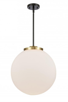 Beacon - 1 Light - 16 inch - Black Antique Brass - Stem Hung - Pendant (3442|221-1S-BAB-G201-16)