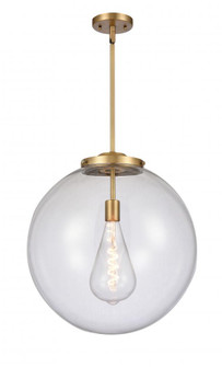 Beacon - 1 Light - 18 inch - Brushed Brass - Cord hung - Pendant (3442|221-1S-BB-G202-18)