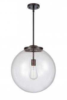 Beacon - 1 Light - 16 inch - Oil Rubbed Bronze - Cord hung - Pendant (3442|221-1S-OB-G204-16-LED)