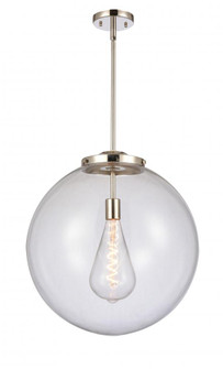 Beacon - 1 Light - 18 inch - Polished Nickel - Stem Hung - Pendant (3442|221-1S-PN-G202-18-LED)