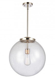 Beacon - 1 Light - 16 inch - Polished Nickel - Stem Hung - Pendant (3442|221-1S-PN-G204-16-LED)