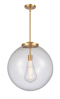 Beacon - 1 Light - 18 inch - Satin Gold - Stem Hung - Pendant (3442|221-1S-SG-G204-18-LED)