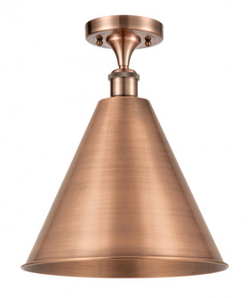 Berkshire - 1 Light - 16 inch - Antique Copper - Semi-Flush Mount (3442|516-1C-AC-MBC-16-AC)