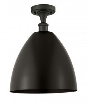 Bristol - 1 Light - 12 inch - Oil Rubbed Bronze - Semi-Flush Mount (3442|516-1C-OB-MBD-12-OB)