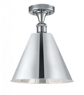 Berkshire - 1 Light - 12 inch - Polished Chrome - Semi-Flush Mount (3442|516-1C-PC-MBC-12-PC-LED)