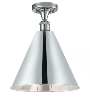 Berkshire - 1 Light - 16 inch - Polished Chrome - Semi-Flush Mount (3442|516-1C-PC-MBC-16-PC-LED)