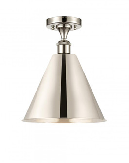Berkshire - 1 Light - 12 inch - Polished Nickel - Semi-Flush Mount (3442|516-1C-PN-MBC-12-PN)