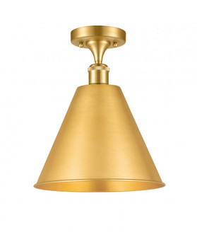 Berkshire - 1 Light - 12 inch - Satin Gold - Semi-Flush Mount (3442|516-1C-SG-MBC-12-SG)