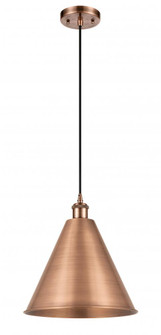 Berkshire - 1 Light - 16 inch - Antique Copper - Cord hung - Mini Pendant (3442|516-1P-AC-MBC-16-AC-LED)
