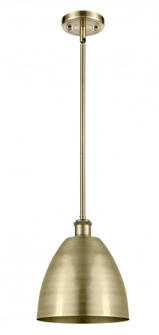 Bristol - 1 Light - 9 inch - Antique Brass - Pendant (3442|516-1S-AB-MBD-9-AB)