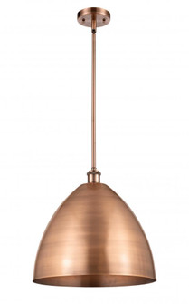 Bristol - 1 Light - 16 inch - Antique Copper - Pendant (3442|516-1S-AC-MBD-16-AC-LED)