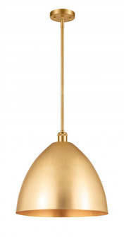 Bristol - 1 Light - 16 inch - Satin Gold - Pendant (3442|516-1S-SG-MBD-16-SG-LED)