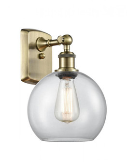 Athens - 1 Light - 8 inch - Antique Brass - Sconce (3442|516-1W-AB-G122-8-LED)