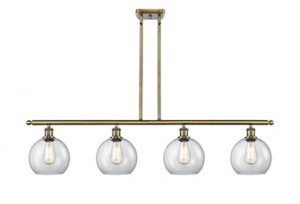 Athens - 4 Light - 48 inch - Antique Brass - Stem hung - Island Light (3442|516-4I-AB-G122-8)