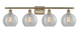 Athens - 4 Light - 38 inch - Antique Brass - Bath Vanity Light (3442|516-4W-AB-G125-8-LED)