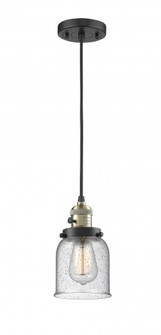 Bell - 1 Light - 5 inch - Black Antique Brass - Cord hung - Mini Pendant (3442|201CSW-BAB-G54)