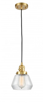 Fulton - 1 Light - 7 inch - Satin Gold - Cord hung - Mini Pendant (3442|201CSW-SG-G172-LED)