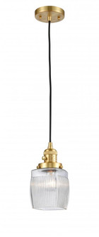Colton - 1 Light - 6 inch - Satin Gold - Cord hung - Mini Pendant (3442|201CSW-SG-G302)