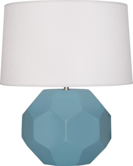 Matte Steel Blue Franklin Table Lamp (237|MOB01)