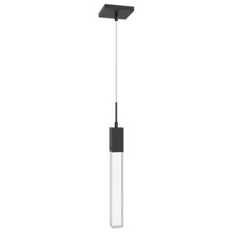 The Original Glacier 1-Light 2''W LED Pendant in Black/Bubbled Crystal (4450|HF1901-1-GL-BK-C)