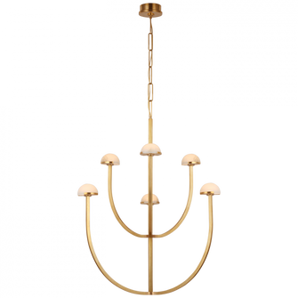 Pedra Large Two-Tier Chandelier (279|KW 5621AB-ALB)