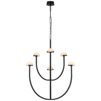 Pedra Large Two-Tier Chandelier (279|KW 5621BZ-ALB)