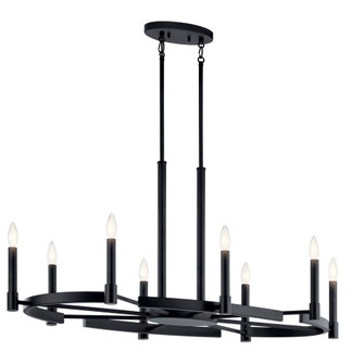 Oval Chandelier 8Lt (10687|52429BK)