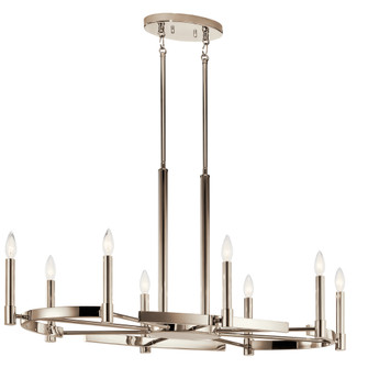 Oval Chandelier 8Lt (10687|52429PN)