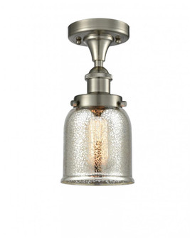 Bell - 1 Light - 5 inch - Brushed Satin Nickel - Semi-Flush Mount (3442|916-1C-SN-G58-LED)