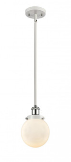 Beacon - 1 Light - 6 inch - White Polished Chrome - Mini Pendant (3442|916-1S-WPC-G201-6)